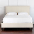 Malleo Upholstered Bed in Filly White