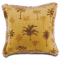 Abalone: Coco With Raffia Fringe Decorative Pillow
