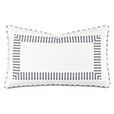 BLASS TICKING DECORATIVE PILLOW IN BLACK