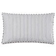 BLASS TICKING DECORATIVE PILLOW IN BLACK