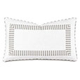 BLASS TICKING DECORATIVE PILLOW IN FAWN