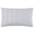 BLASS TICKING DECORATIVE PILLOW IN NAVY