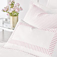 BLASS TICKING DECORATIVE PILLOW IN PETAL