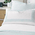 BLASS TICKING DECORATIVE PILLOW IN SEA