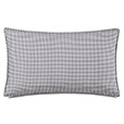 MALAYA GINGHAM DECORATIVE PILLOW IN BLACK