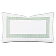 MALAYA GINGHAM DECORATIVE PILLOW IN LEAF