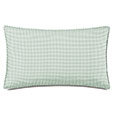 MALAYA GINGHAM DECORATIVE PILLOW IN LEAF