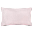 MALAYA GINGHAM DECORATIVE PILLOW IN PETAL