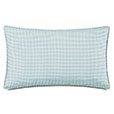 MALAYA GINGHAM DECORATIVE PILLOW IN SEA