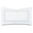 MALAYA GINGHAM DECORATIVE PILLOW IN SKY