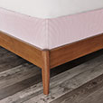 MALAYA GINGHAM BOX SPRING COVER IN PETAL