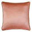 Velda Velvet Decorative Pillow in Rose