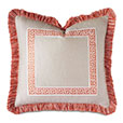 Meander Greek Key Decorative Pillow