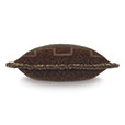 Broward Border Decorative Pillow in Cocoa