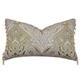 Evie Beaded Trim Decorative Pillow