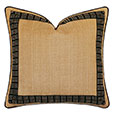 Lars Embroidered Border Decorative Pillow