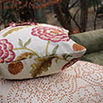 Marguerite Embroidered Decorative Pillow