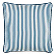 Ahoy Striped Decorative Pillow in Sky