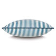 Ahoy Striped Decorative Pillow in Sky