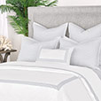 BLASS TICKING DUVET COVER IN HAZE