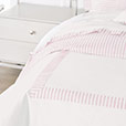 BLASS TICKING DUVET COVER IN PETAL