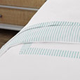 BLASS TICKING DUVET COVER IN SEA