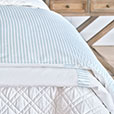 BLASS TICKING DUVET COVER IN SEA