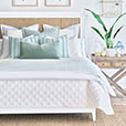 BLASS TICKING DUVET COVER IN SEA