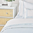 BLASS TICKING DUVET COVER IN SKY