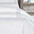 MALAYA GINGHAM DUVET COVER IN HAZE