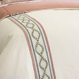 Marguerite Embroidered Tape Duvet Cover