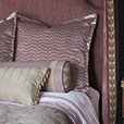 Evie Velvet Chevron Euro Sham