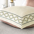 Marguerite Decorative Border Euro Sham