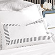 BLASS TICKING PILLOWCASE IN BLACK