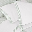 BLASS TICKING PILLOWCASE IN LEAF