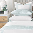 BLASS TICKING PILLOWCASE IN SEA