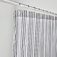 BLASS TICKING SHOWER CURTAIN IN BLACK