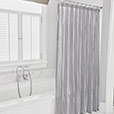 BLASS TICKING SHOWER CURTAIN IN BLACK