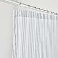 BLASS TICKING SHOWER CURTAIN IN HAZE