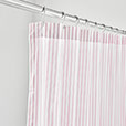 BLASS TICKING SHOWER CURTAIN IN PETAL