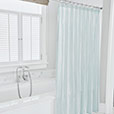 BLASS TICKING SHOWER CURTAIN IN SEA