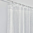 MALAYA GINGHAM SHOWER CURTAIN IN HAZE