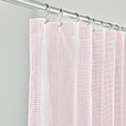 MALAYA GINGHAM SHOWER CURTAIN IN PETAL