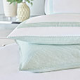 MALAYA GINGHAM STANDARD SHAM IN LEAF