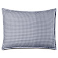 MALAYA GINGHAM STANDARD SHAM IN NAVY