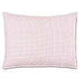 MALAYA GINGHAM STANDARD SHAM IN PETAL