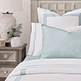 MALAYA GINGHAM STANDARD SHAM IN SEA