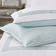 MALAYA GINGHAM STANDARD SHAM IN SEA