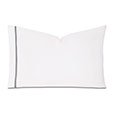 MALAYA GINGHAM PILLOWCASE IN BLACK