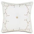 Breeze White Tufted Embroidered